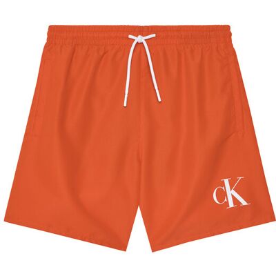 Calvin Klein Swimwear Szorty kąpielowe KV0KV00056 Pomarańczowy Regular Fit 12_14Y Pomarańczowy Chłopiec Calvin Klein Swimwear Szorty kąpielowe KV0KV00056 Pomarańczowy Regular Fit 12_14Y Pomarańczowy Chłopiec