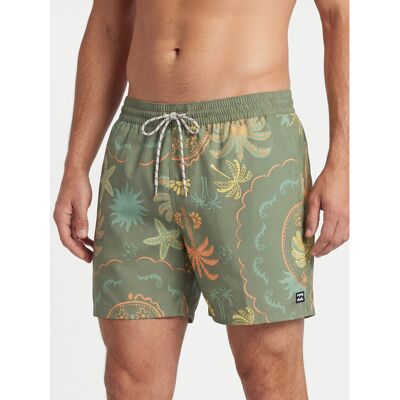 Billabong Szorty kąpielowe EBYJV00159 Zielony Regular Fit S Zielony Męskie Billabong Szorty kąpielowe EBYJV00159 Zielony Regular Fit S Zielony Męskie