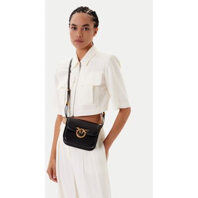 PINKO Torebka Love Box Bag Fl Mini 104297 A26L Czarny NOSIZE Czarny Damskie PINKO Torebka Love Box Bag Fl Mini 104297 A26L Czarny NOSIZE Czarny Damskie