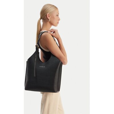 Tommy Hilfiger Torebka Th Modern Tote AW0AW18618 Czarny NOSIZE Czarny Damskie Tommy Hilfiger Torebka Th Modern Tote AW0AW18618 Czarny NOSIZE Czarny Damskie