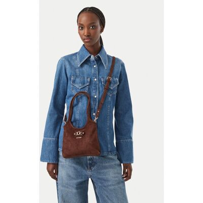 Guess Torebka Samantha Mini HWSG23 13750 Brązowy NOSIZE Brązowy Damskie Guess Torebka Samantha Mini HWSG23 13750 Brązowy NOSIZE Brązowy Damskie