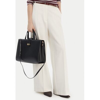 Tommy Hilfiger Torebka Th Heritage Satchel AW0AW18287 Czarny NOSIZE Czarny Damskie Tommy Hilfiger Torebka Th Heritage Satchel AW0AW18287 Czarny NOSIZE Czarny Damskie