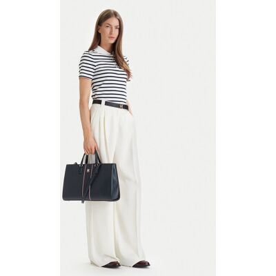 Tommy Hilfiger Torebka Th Daily Satchel Corp AW0AW18644 Granatowy NOSIZE Granatowy Damskie Tommy Hilfiger Torebka Th Daily Satchel Corp AW0AW18644 Granatowy NOSIZE Granatowy Damskie