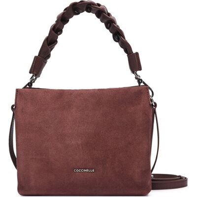 Coccinelle Torebka P6P Boheme Suede Bimaterial E1 P6P 58 01 01 Bordowy NOSIZE Bordowy Damskie Coccinelle Torebka P6P Boheme Suede Bimaterial E1 P6P 58 01 01 Bordowy NOSIZE Bordowy Damskie