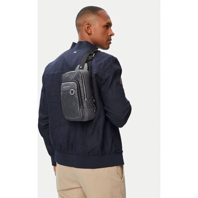 Tommy Hilfiger Saszetka Th Flag Slingpack AM0AM14430 Szary NOSIZE Szary Męskie Tommy Hilfiger Saszetka Th Flag Slingpack AM0AM14430 Szary NOSIZE Szary Męskie