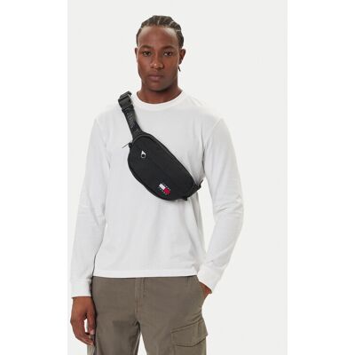 Tommy Jeans Nerka Tjm Ess Daily Bumbag AM0AM13701 Czarny NOSIZE Czarny Męskie Tommy Jeans Nerka Tjm Ess Daily Bumbag AM0AM13701 Czarny NOSIZE Czarny Męskie