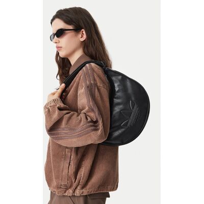 Adidas Torebka Adicolor Half Crescent Bag Metallic Pu KR1546 Czarny OS Czarny Męskie Adidas Torebka Adicolor Half Crescent Bag Metallic Pu KR1546 Czarny OS Czarny Męskie