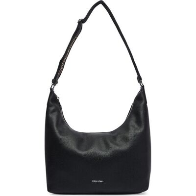 Calvin Klein Torebka Webbing Strap Md Shoulder Bag LV04F3891G Czarny OS Czarny Damskie Calvin Klein Torebka Webbing Strap Md Shoulder Bag LV04F3891G Czarny OS Czarny Damskie