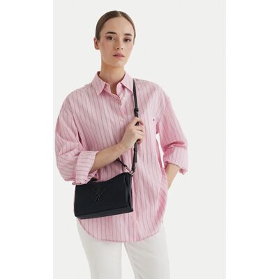 Tommy Hilfiger Torebka Th Elevated Nylon Mini Crossover AW0AW18623 Czarny NOSIZE Czarny Damskie Tommy Hilfiger Torebka Th Elevated Nylon Mini Crossover AW0AW18623 Czarny NOSIZE Czarny Damskie
