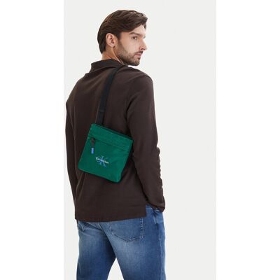 Calvin Klein Saszetka Bold Flatpack LV04D3178G Zielony NOSIZE Zielony Męskie Calvin Klein Saszetka Bold Flatpack LV04D3178G Zielony NOSIZE Zielony Męskie