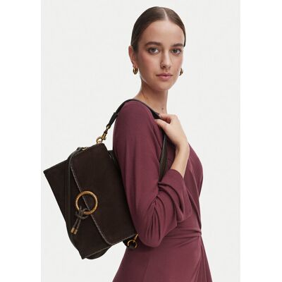 Hispanitas Torebka BI264945 Brązowy ciemny 35 Brązowy ciemny Damskie Hispanitas Torebka BI264945 Brązowy ciemny 35 Brązowy ciemny Damskie