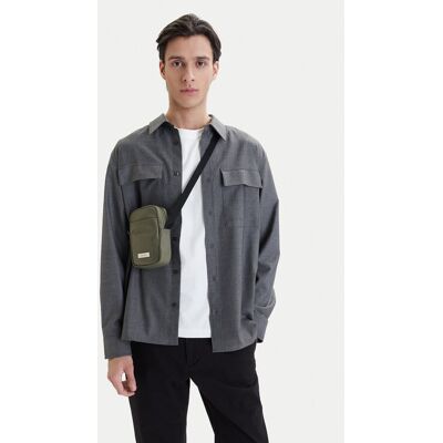 Calvin Klein Saszetka Sleek Slim Reporter LV04D3233G Zielony NOSIZE Zielony Męskie Calvin Klein Saszetka Sleek Slim Reporter LV04D3233G Zielony NOSIZE Zielony Męskie
