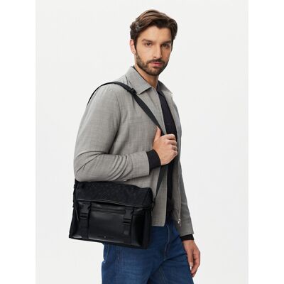 Tommy Hilfiger Saszetka Th Nylon Jacquard Satchel AM0AM14404 Czarny NOSIZE Czarny Męskie Tommy Hilfiger Saszetka Th Nylon Jacquard Satchel AM0AM14404 Czarny NOSIZE Czarny Męskie