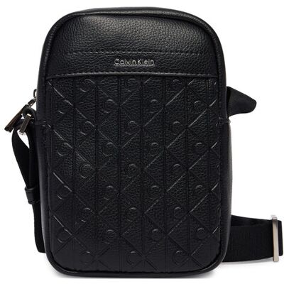 Calvin Klein Saszetka Emblem Aop Emboss Slim Reporter LV04D3228G Czarny NOSIZE Czarny Męskie Calvin Klein Saszetka Emblem Aop Emboss Slim Reporter LV04D3228G Czarny NOSIZE Czarny Męskie