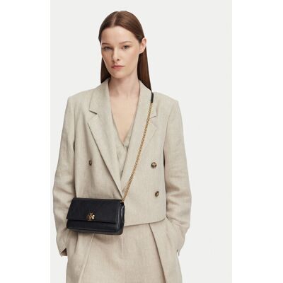 Tory Burch Torebka Quilted Chain Wallet 186041 Czarny NOSIZE Czarny Damskie Tory Burch Torebka Quilted Chain Wallet 186041 Czarny NOSIZE Czarny Damskie