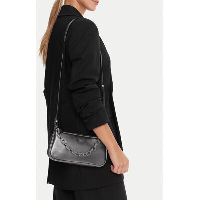 PINKO Torebka Half Moon Baguette Mini AI 25-26 PLTT 105069 A2O9 Srebrny NOSIZE Srebrny Damskie PINKO Torebka Half Moon Baguette Mini AI 25-26 PLTT 105069 A2O9 Srebrny NOSIZE Srebrny Damskie
