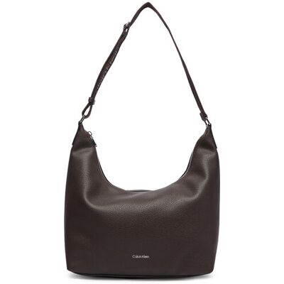 Calvin Klein Torebka Webbing Strap Md Shoulder Bag LV04F3891G Brązowy ciemny OS Brązowy ciemny Damskie Calvin Klein Torebka Webbing Strap Md Shoulder Bag LV04F3891G Brązowy ciemny OS Brązowy ciemny Damskie
