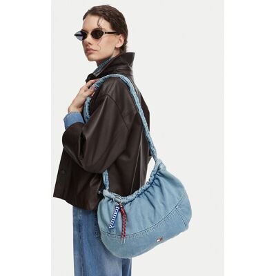Tommy Hilfiger Torebka Tjw Icon Charms Denim Hobo AW0AW19259 Niebieski NOSIZE Niebieski Damskie Tommy Hilfiger Torebka Tjw Icon Charms Denim Hobo AW0AW19259 Niebieski NOSIZE Niebieski Damskie