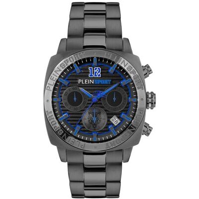 Plein Sport Zegarek Wildcat PSGBA1323 Szary NOSIZE Szary Męskie Plein Sport Zegarek Wildcat PSGBA1323 Szary NOSIZE Szary Męskie