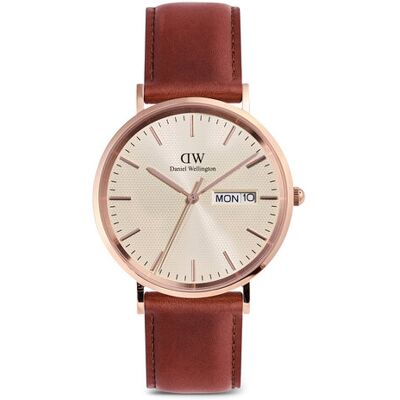 Daniel Wellington Zegarek Classic Day Display 40 DW00100829 Różowe złoto NOSIZE Różowe złoto Męskie Daniel Wellington Zegarek Classic Day Display 40 DW00100829 Różowe złoto NOSIZE Różowe złoto Męskie