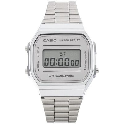 Casio Zegarek Vintage A168WEM-7EF Srebrny NOSIZE Srebrny Unisex Casio Zegarek Vintage A168WEM-7EF Srebrny NOSIZE Srebrny Unisex