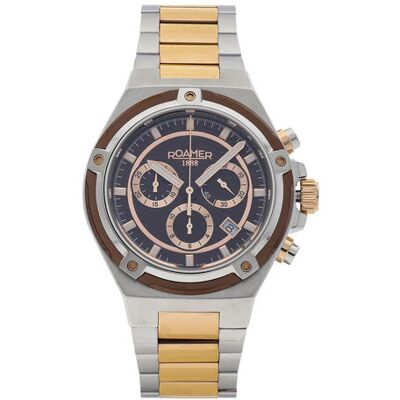 Roamer Zegarek Tempomaster Chrono 221837 49 65 20 Srebrny NOSIZE Srebrny Męskie Roamer Zegarek Tempomaster Chrono 221837 49 65 20 Srebrny NOSIZE Srebrny Męskie