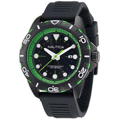 Nautica Zegarek NAPNRS402 Czarny NOSIZE Czarny Męskie Nautica Zegarek NAPNRS402 Czarny NOSIZE Czarny Męskie