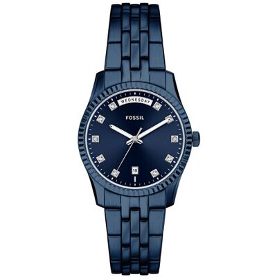 Fossil Zegarek Scarlette ES5476 Granatowy NOSIZE Granatowy Damskie Fossil Zegarek Scarlette ES5476 Granatowy NOSIZE Granatowy Damskie