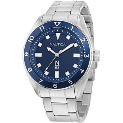 Nautica Zegarek Finn World NAPFWF407 Srebrny NOSIZE Srebrny Męskie Nautica Zegarek Finn World NAPFWF407 Srebrny NOSIZE Srebrny Męskie
