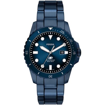 Fossil Zegarek Blue FS6166 Granatowy NOSIZE Granatowy Męskie Fossil Zegarek Blue FS6166 Granatowy NOSIZE Granatowy Męskie