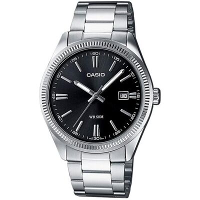 Casio Zegarek MTP-1302D-1A1VEF Srebrny NOSIZE Srebrny Męskie Casio Zegarek MTP-1302D-1A1VEF Srebrny NOSIZE Srebrny Męskie