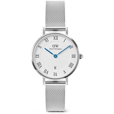 Daniel Wellington Zegarek Petite Roman Numerals DW00100858 Srebrny NOSIZE Srebrny Damskie Daniel Wellington Zegarek Petite Roman Numerals DW00100858 Srebrny NOSIZE Srebrny Damskie