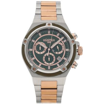 Roamer Zegarek Tempomaster Chrono 221837 49 75 20 Srebrny NOSIZE Srebrny Męskie Roamer Zegarek Tempomaster Chrono 221837 49 75 20 Srebrny NOSIZE Srebrny Męskie