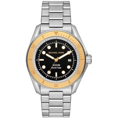 Michael Kors Zegarek Maritime MK9161 Srebrny NOSIZE Srebrny Męskie Michael Kors Zegarek Maritime MK9161 Srebrny NOSIZE Srebrny Męskie