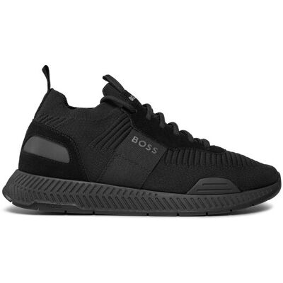 Boss Sneakersy Titanium Runn 50498245 Czarny 46 Czarny Męskie Boss Sneakersy Titanium Runn 50498245 Czarny 46 Czarny Męskie
