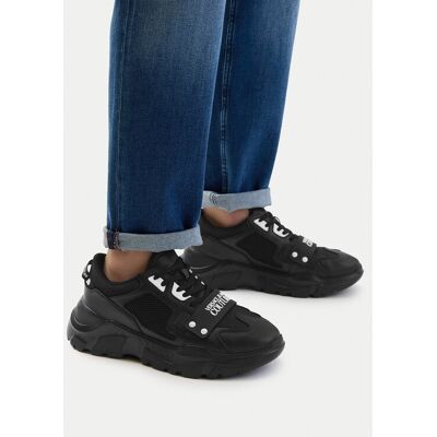 Versace Jeans Couture Sneakersy 80YA3SC4 ZSE20 Czarny 45 Czarny Męskie Versace Jeans Couture Sneakersy 80YA3SC4 ZSE20 Czarny 45 Czarny Męskie