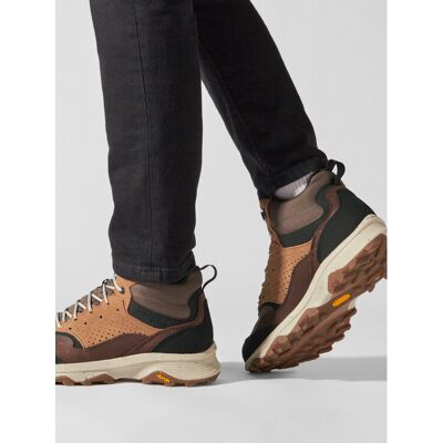 Merrell J004533 - Męskie brązowe buty trekkingowe z nad kostkę Merrell J004533 - Męskie brązowe buty trekkingowe z nad kostkę