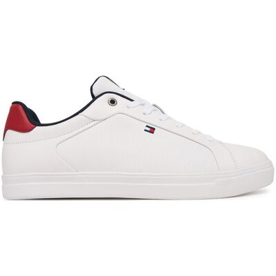 Tommy Hilfiger Sneakersy Lightweight Pinperf Lth Sneaker FM0FM05981 Biały 40 Biały Męskie Tommy Hilfiger Sneakersy Lightweight Pinperf Lth Sneaker FM0FM05981 Biały 40 Biały Męskie
