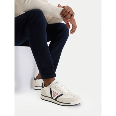 Guess Jeans Sneakersy CWBEO-DELAND-02 WE Écru 40 Kremowy Męskie Guess Jeans Sneakersy CWBEO-DELAND-02 WE Écru 40 Kremowy Męskie