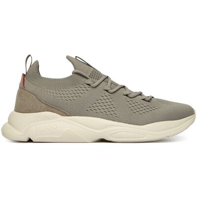 HUGO Sneakersy Leon 50563493 Szary 45 Szary Męskie HUGO Sneakersy Leon 50563493 Szary 45 Szary Męskie