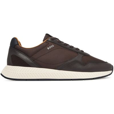 Boss Sneakersy Titanium 50568757 Brązowy 45 Brązowy Męskie Boss Sneakersy Titanium 50568757 Brązowy 45 Brązowy Męskie