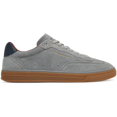 Tommy Hilfiger Sneakersy Th Lo Lux Suede Sneaker FM0FM05997 Szary 45 Szary Męskie Tommy Hilfiger Sneakersy Th Lo Lux Suede Sneaker FM0FM05997 Szary 45 Szary Męskie