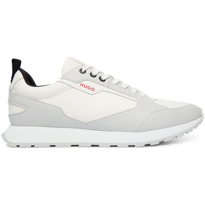 HUGO Sneakersy Icelin 50557863 Szary 40 Szary Męskie HUGO Sneakersy Icelin 50557863 Szary 40 Szary Męskie