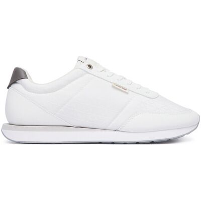 Calvin Klein Sneakersy Retro Runner T Lth Aop Ny HM0HM02213 Biały 40 Biały Męskie Calvin Klein Sneakersy Retro Runner T Lth Aop Ny HM0HM02213 Biały 40 Biały Męskie