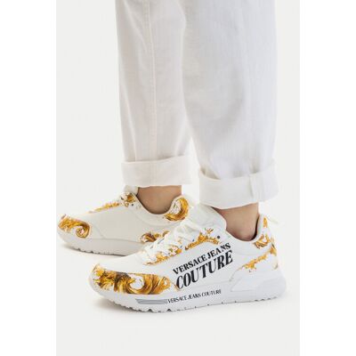 Versace Jeans Couture Sneakersy 80YA3SA5 ZSE14 Biały 45 Biały Męskie Versace Jeans Couture Sneakersy 80YA3SA5 ZSE14 Biały 45 Biały Męskie