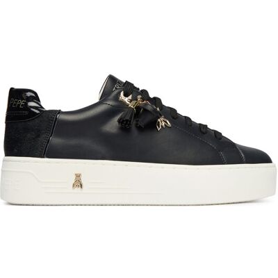 Patrizia Pepe Sneakersy PJ415.31 Czarny 37 Czarny Unisex Patrizia Pepe Sneakersy PJ415.31 Czarny 37 Czarny Unisex