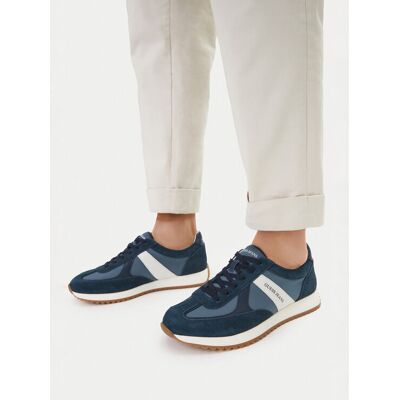 Guess Jeans Sneakersy EO-ORLANDO-01 126AM Granatowy 40 Granatowy Męskie Guess Jeans Sneakersy EO-ORLANDO-01 126AM Granatowy 40 Granatowy Męskie
