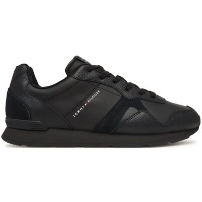 Tommy Hilfiger Sneakersy T Hilfiger Core Lth Runner FM0FM06002 Czarny 40 Czarny Męskie Tommy Hilfiger Sneakersy T Hilfiger Core Lth Runner FM0FM06002 Czarny 40 Czarny Męskie