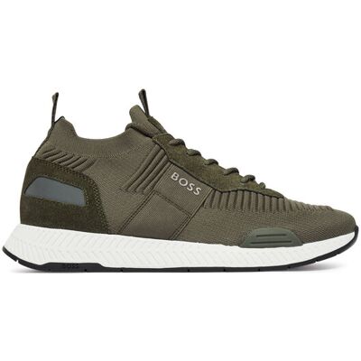 Boss Sneakersy Titanium 50498245 Zielony 45 Zielony Męskie Boss Sneakersy Titanium 50498245 Zielony 45 Zielony Męskie