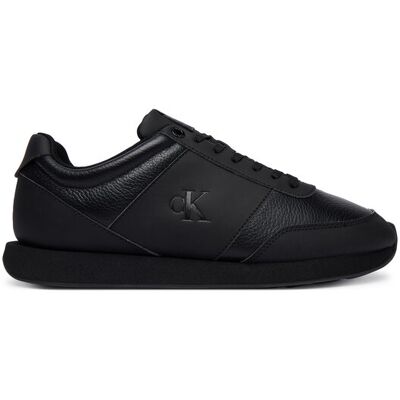 Calvin Klein Sneakersy Retro Run Lace Band Tmb Lth Mix HM0HM02447 Czarny 46 Czarny Męskie Calvin Klein Sneakersy Retro Run Lace Band Tmb Lth Mix HM0HM02447 Czarny 46 Czarny Męskie